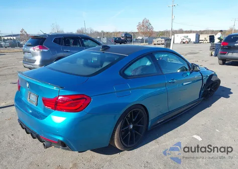 2018 BMW 440I из США, поврежденный, VIN WBA4W7C56JAB93539